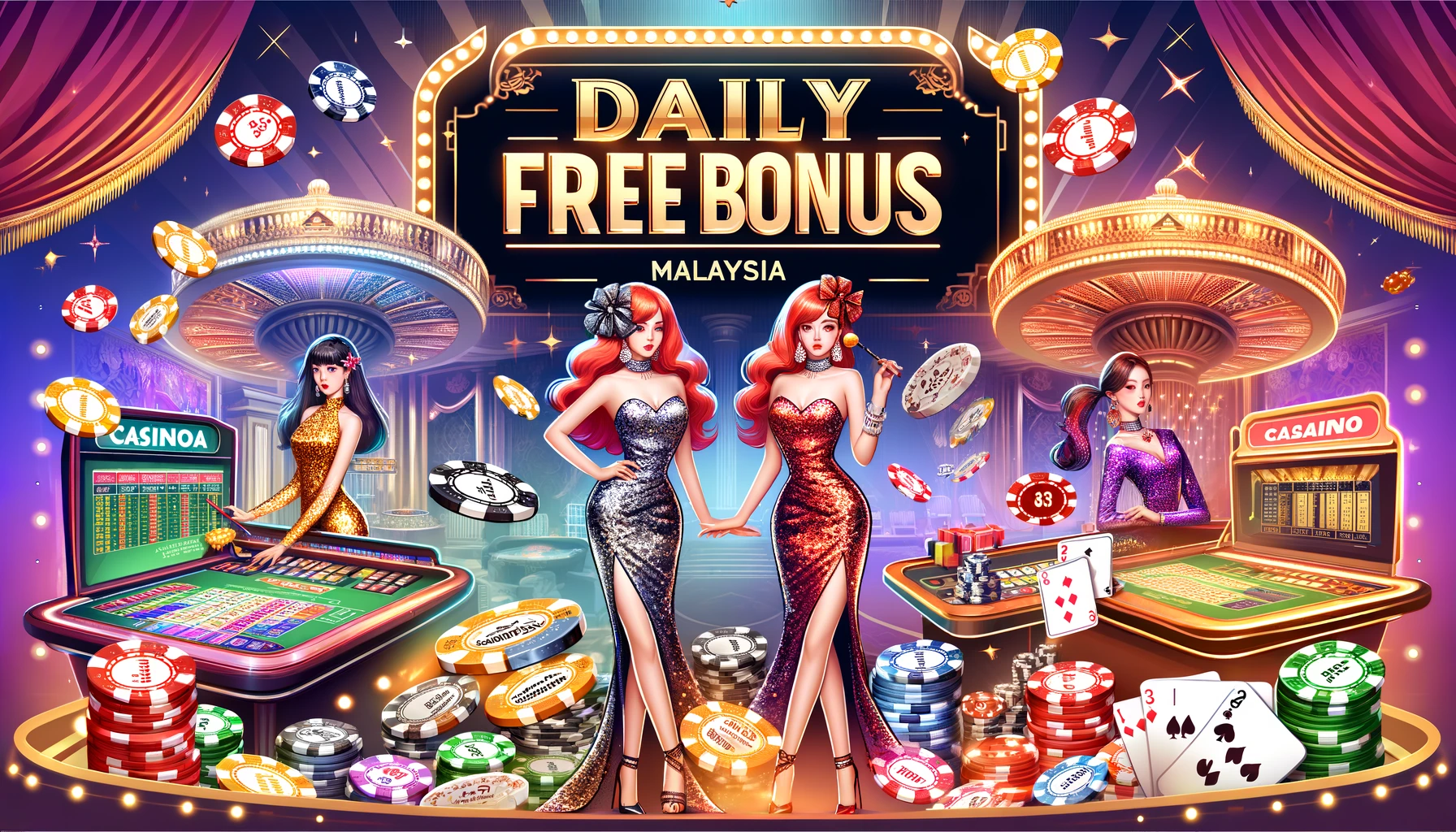 Daily free Bonus Casino Malaysia